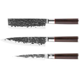 Forged FOR8720039623675 Juego de Cuchillos Forjados Brutos de Acero Japonés 440c con Mango de Madera de Dalbergia - 3 Piezas Precio: 128.58999967. SKU: B1AVBWGPDG