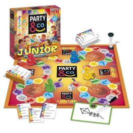 Diset Party & Co. Junior Juego de Mesa Familiar con 2 Niveles de Dificultad, Edad 8+ Años, Para 3 Jugadores Diset Party & Co. Junior Juego de Mesa Familiar con 2 Niveles de Dificultad, Edad 8+ Años, Para 3 Jugadores