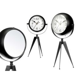 Reloj Forja Esfera Ovalada Espejo Negro 32 cm - Giftdecor (4 Unidades) Precio: 86.49999963. SKU: B1E85QVYA3