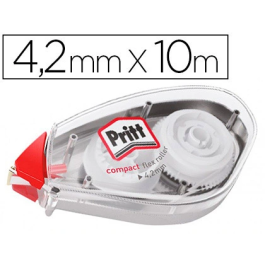 Pritt Roller Compact Flex Corrector Cinta, 4.2 mm x 10 M, Caja Expositora 24 Unidades Precio: 50.88999971. SKU: B1A66DSHV8