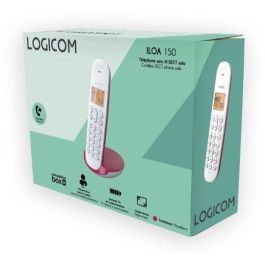 Logicom LOG3483071500155 Teléfono Inalámbrico Fijo DECT ILOA 150 SOLO Frambuesa Sin Contestador Automático Logicom LOG3483071500155 Teléfono Inalámbrico Fijo DECT ILOA 150 SOLO Frambuesa Sin Contestador Automático