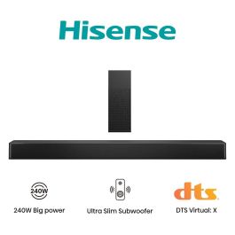 Barra de Sonido Hisense HS2100 Negro 120 W Precio: 146.5899996. SKU: B1HFQTM3RF