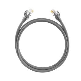 Hikvision Cable Red CAT6 U/UTP 24AWG CU 0.5m Gris - Cobre, Plug Oro, Alto Rendimiento Fluke para 1000BASE-T Gigabit Ethernet
