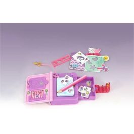 Diset Mini Diario Secreto Funlockets con 15+ sorpresas, 2 llaves doradas, lápiz, pegatinas y minibloc. Ideal para niñas +3 años