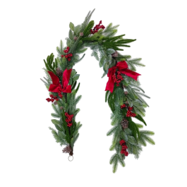 DKD Home Decor Guirnalda de Navidad Tradicional, 35 Leds, Verde Rojo, 180 cm Alto (2 Unidades), de PVC, funciona con Pilas AA Precio: 60.5. SKU: B19253LWSL
