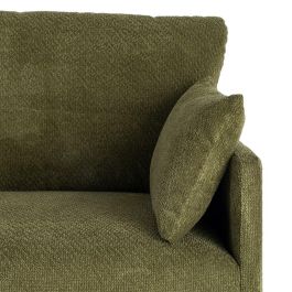 Sofá Verde Tejido Salón 191 X 80 X 88 cm