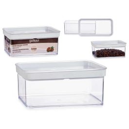 Tarro Plástico Hermético Rectangular Gondol 1,1L - 10.5x9x21 cm (18 Unidades) Precio: 57.49999981. SKU: B1DSRJ93XQ