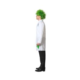 Disfraz Científico Loco Adulto XL Blanco Unisex con Bata Polyester para Carnaval y Fiestas Disfraz Científico Loco Adulto XL Blanco Unisex con Bata Polyester para Carnaval y Fiestas