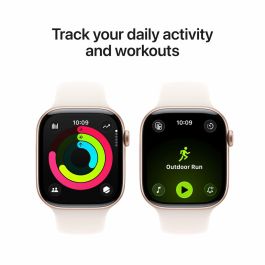 Apple Watch S11 Aluminio 46mm Oro Rosa con Correa Deportiva Rosa Pálido Talla M/L