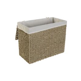 Cesta Ropa Balines DKD Home Decor Natural Blanco 25 x 36 x 45 cm Set de 2