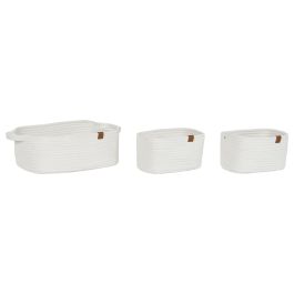 Cesta Moderno DKD Home Decor Blanco 25 x 14 x 34 cm Set de 3 Precio: 20.5094993224. SKU: B18XHPS6NT