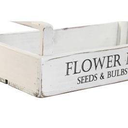 Caja Tradicional DKD Home Decor Blanco 19 x 12 x 39 cm Set de 3