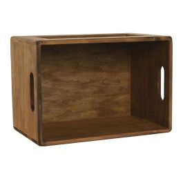 Caja Tradicional DKD Home Decor Marron 27 x 23 x 37 cm Set de 3