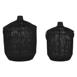 Cesta Colonial DKD Home Decor Negro 40 x 52 x 40 cm Set de 2 Precio: 139.98489963699998. SKU: B139C9646C