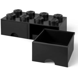 LEGO Brick Drawer 8 – Cajón Organizador Apilable Ladrillo LEGO – Negro