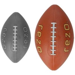Balón de fútbol americano - REZO - Caucho - Talla 7 - Marrón - Resistente y versátil Balón de fútbol americano - REZO - Caucho - Talla 7 - Marrón - Resistente y versátil