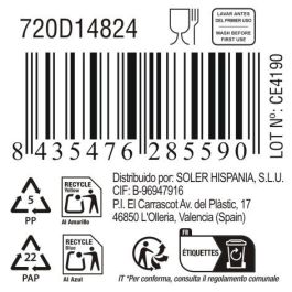 La Mediterranea Bol Aperitivo Ass.Col 13.8 x 7 x 3.3 cm "Pica-Pica"