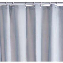 Cortina de ducha con diseño de gofres - Azul - PEVA - 180 x 200 cm - 12 ganchos - UTILITY - TODAY Precio: 19.49999942. SKU: B15496TVNN