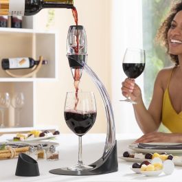 Aireador de Vino Profesional con Soporte Torre y Base Antigoteo Winair InnovaGoods