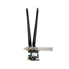 D - Link Adaptador Bluetooth PCI Express DWA - X582, Wi-Fi 6 (802.11ax), Bluetooth 5.0, Negro