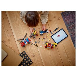 LEGO 60462 Helicóptero, Cami3n Bomberos Y Submarino