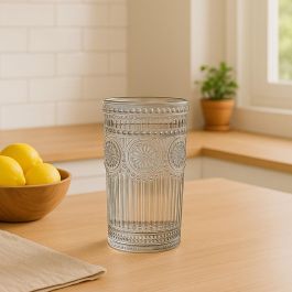 Vaso de Cristal Girasol 380 ml - Versa, 8x12.5 cm (4 Unidades) Vaso de Cristal Girasol 380 ml - Versa, 8x12.5 cm (4 Unidades)