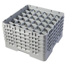 CAMBRO - 36S958-151 - Cesta de lavado 36 comp. 5 alturas - 7,2 cm Ø máx. - alt. máx. 25,8 cm - 50 x 50 x 30,8 cm - Gris claro Precio: 107.49999975. SKU: B18BFG3PAK