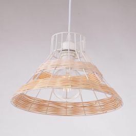 SKD-P80011 Lámpara Colgante Milton Keynes - Diseño Elegante con Cable Ajustable, compatible con Bombilla LED E27, perfecta para Salón, Comedor, Dormitorio