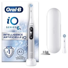 Oral-B iO 6S Cepillo de dientes eléctrico gris con conexión Bluetooth, 2 cabezales, 1 estuche de viaje Precio: 180.50000034. SKU: B1AQJWMCPZ