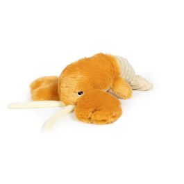 Gloria Peluche para Perro Bigotes con Squeaker, Textura Blanda, Naranja, Poliéster