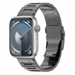 GUAN Pulsera Premium para Apple Watch, Negro/Gris, Compatible con 42mm, 44mm, 45mm, 46mm, 49mm (Series 1/2/3), GA-MAG-BNDA-P-BGL Precio: 25.9182. SKU: B147WJLSN2