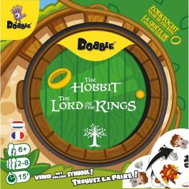 Asmodee ASM3558380128908 Dobble: El Señor de los Anillos - Juego de cartas de agilidad visual y rapidez