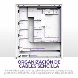 Caja Semitorre ATX NZXT H7 Flow Midi Blanco Caja Semitorre ATX NZXT H7 Flow Midi Blanco