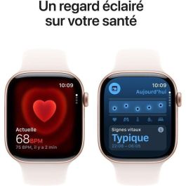 Apple Watch S11 Aluminio 46mm Oro Rosa con Correa Deportiva Rosa Pálido Talla M/L