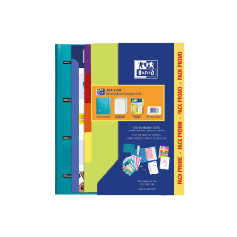 Oxford EBINDER Carpeta A4+ 4 Anillas 35 mm con Recambio Cuad 5mm y Separadores - Colores Vivos Precio: 19.68999967. SKU: B15HQXAQDF