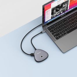 Verbatim WDA-02 Adaptador Inalámbrico USB-C con Hub, Transmisión Inalámbrica 4K para Pantallas y Conexión USB-A