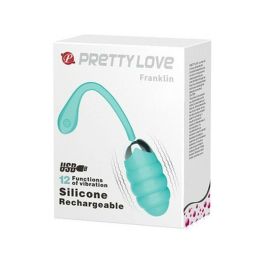 Huevo Vibrador Pretty Love Franklin Turquesa (Ø 3,6 cm)