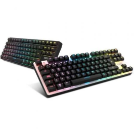 Krom NXKROMKERNELPROSP Teclado Gaming Mecánico Inalámbrico TKL Hot Swap RGB, Triple Conexión USB, Bluetooth y 2.4 GHz