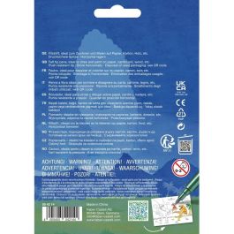 FABER-CASTELL 554214 Rotuladores Dino, 13 Colores base agua con Clip + 3 Rotuladores extra + Stickers