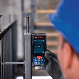 Bosch Professional GLM 150-27 C Telémetro Láser para Exteriores con Zoom, 150m de Alcance, Pantalla IPS 2.8", Bluetooth