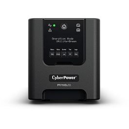 CyberPower PR750ELCD SAI Línea Interactiva 750VA 675W Onda Senoidal Pura 6 Salidas Formato Torre para Servidores