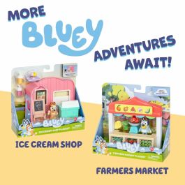 Moose 18919 Food Truck de Bluey con figura de Bluey y accesorios de comida para niños +3 años
