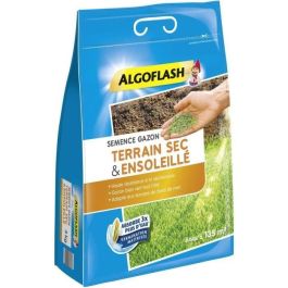 Algoflash Naturasol Semillas de Césped Dry Sunny Ground para Zonas Secas y Soleadas, Ahorra Agua, Raíces Profundas, 3 kg Algoflash Naturasol Semillas de Césped Dry Sunny Ground para Zonas Secas y Soleadas, Ahorra Agua, Raíces Profundas, 3 kg
