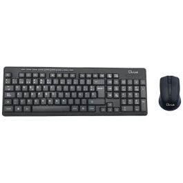 L - Link LL-KB-555-WCOMBO Kit Teclado y Ratón Inalámbrico Negro USB 2.0. Combo multimedia compacto, 1200 DPI, compatible con PC, Mac, Linux Precio: 17.5000001. SKU: B1FXZVAK9K