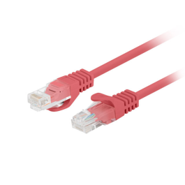 Lanberg PCU6-20CC-0100-R Cable de red Ethernet Cat6 U/UTP de 1 metro, color Rojo, con conectores RJ-45 para redes de 10 Gbps Precio: 9.5000004. SKU: B1JARJ4K7K