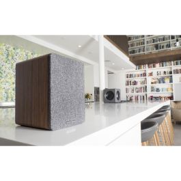 Wavemaster BASE 2.0 Bluetooth - Altavoces estéreo multimedia de madera y gris