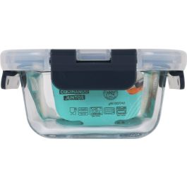 Quttin Fiambrera Rectangular con Tapa al Vacío 16x12 cm 375 cc (12 Unidades)