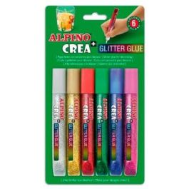 Alpino Pegamento Crea+ Glitter Glue Purpurina Basic C-Aplicador Blister 6 Ud C-Surtidos Precio: 3.95000023. SKU: B1JCGE6ZKH