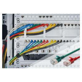 Digitus CAT 6A F/FTP Slim 0,30m negro Cable de red delgado