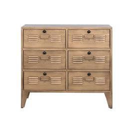 Cajonera Loft DKD Home Decor Dorado 34 x 70 x 78 cm Cajonera Loft DKD Home Decor Dorado 34 x 70 x 78 cm